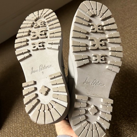 Sam Edelman Laguna Chelsea leather gray rainboots size 7 - Picture 2 of 4